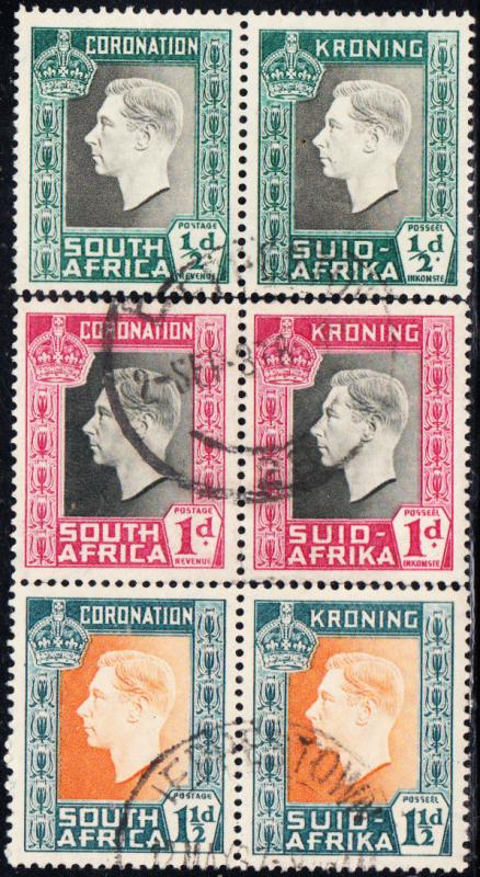 South Africa #74 - 78 Used Set