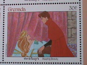 GRANADA- DISNEY CARTOON-SLEEPING BEAUTIFUL FULL SHEET MNH-VERY FINE