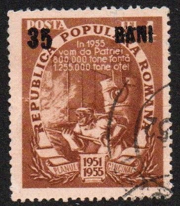Romania Sc #863 Used
