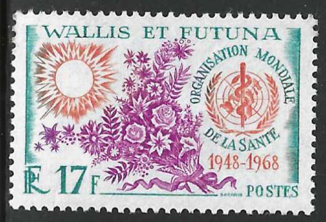 [S1155] Wallis & Futuna Scott # 169 MNH 1968 WHO