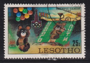 Lesotho 295 Misha and Stadium, Moscow 1980