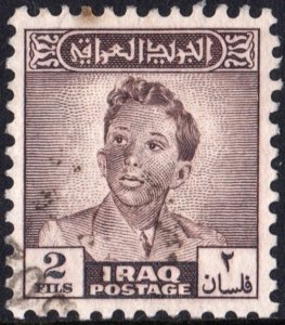 Iraq SC#111 2 ف.ع King Faisal II: 1935-1958 (1948) Used