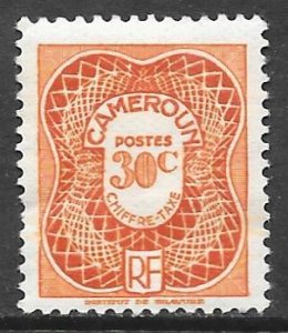 Cameroun J25: 30c Numeral, MNH, F-VF