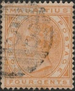 Mauritius, #71 Used From 1882-93