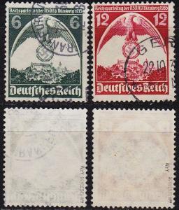 GERMANY REICH [1935] MiNr 0586-87 Y ( O/used ) [01] geprüft