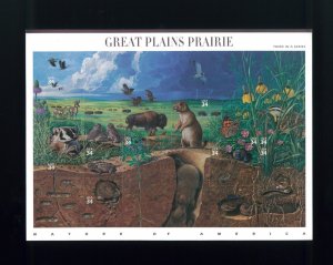 United States 34¢ Great Plains Prairie Postage Stamps #3506 MNH Full Sheet