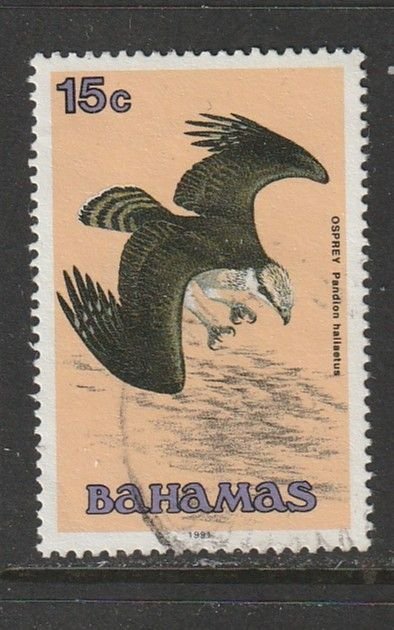 1991 Bahamas - Sc 711 - used VF - 1 single - Osprey