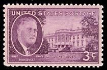 932 Roosevelt F-VF MNH single