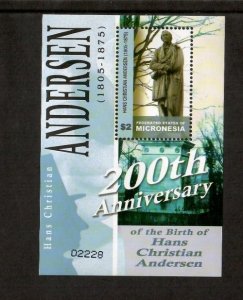 Micronesia 2005 - Hans Christian Anderson - Souvenir Stamp Sheet Scott #666 MNH