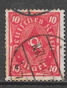 Germany 181: 10m Post Horn, used, F-VF