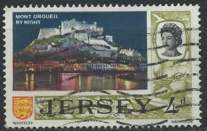 Jersey 1969 - 4d Mont Orgueil Castle - SG19 used