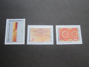 French Polynesia 1989 Sc 507-9 set MNH