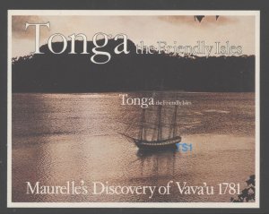 Tonga 1981 Discovery of Vavau set & S/S Sc# 489-92a NH