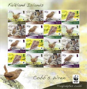 FALKLAND ISLANDS 2009 SG 1144/7 SHEELET MNH Cat £36