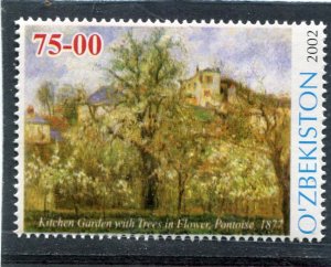 Uzbekistan 2002 CAMILLE PISSARRO Painting Stamp Perforated Mint (NH)