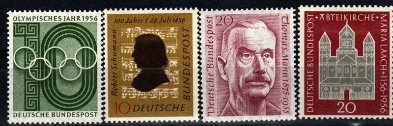 Germany #742-3, 746-7 F-VF Unused CV $5.30 (X650)