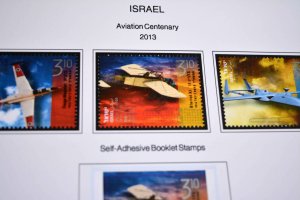 COLOR PRINTED ISRAEL 2011-2020 STAMP ALBUM  PAGES (70 illustrated pages)