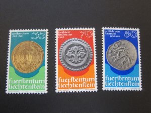 Liechtenstein 1977 Sc 621-23 set MNH