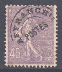 France SG419 - YT 46, 1922 Pre-cancel 45c MH*