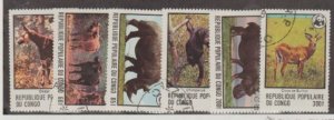 Congo People's Republic Scott #453-458 Stamp - Used Set