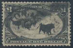 US Scott #292 Used, XF, PSAG (Graded 90)