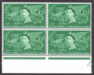 Great Britain - Scott #340 - Block/4 - MNH - SCV $8.00