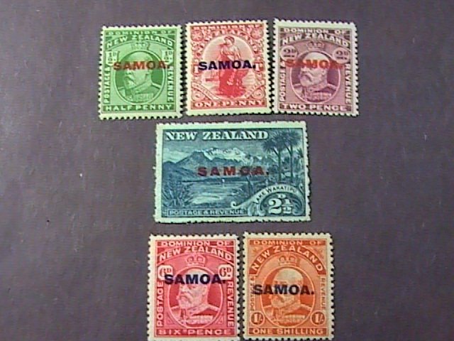 SAMOA # 114-119-MINT/HINGED*-COMPLETE SET-----1914