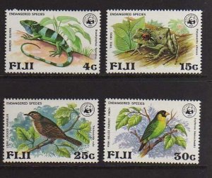 Fiji 1979 Sc 397-400 WWF set MNH