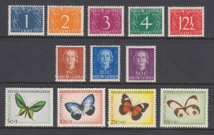 Netherlands New Guinea Sc 1/B26 MLH 1950-60 issues, singles & sets, 12 different