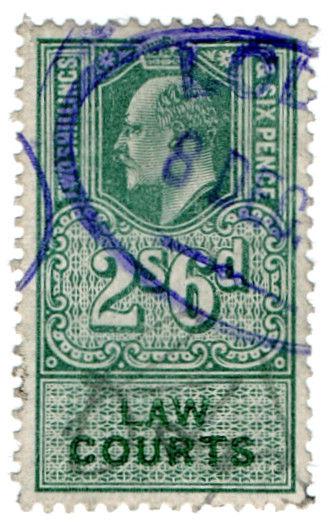 (I.B) Edward VII Revenue : Law Courts (Scotland) 2/6d