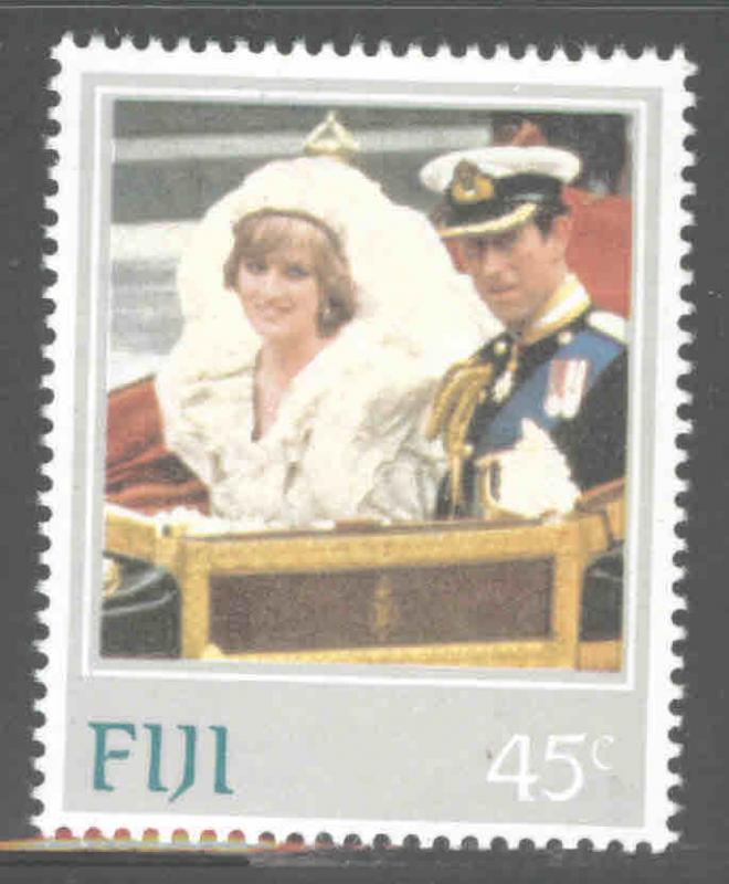 FIJI Scott 472 MNH**  Lady Di and Charles stamp