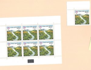 CZECH REP. Sc 3499 NH 1V+MINISHEET OF 2011 - EUROPA CEPT