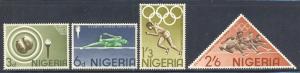 Nigeria Scott #'s 165 - 168 MH