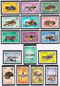 Tuvalu 1983-84 Handicraft Definitives Specimens MNH