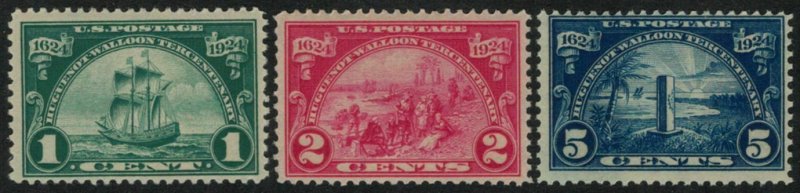 MALACK 614 - 616 F/VF OG NH Set, All Three Nice Rich..MORE.. w2609