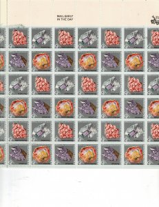 Minerals 10c US Postage Sheet #1538-41 VF MNH