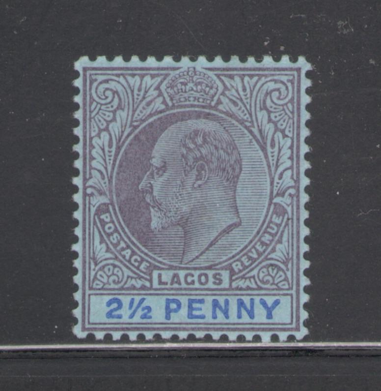 Lagos 1904 King Edward VII 2 1/2p Scott # 43 MH