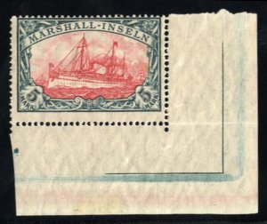 German Colonies, Marshall Islands #27a Cat$125, 1916 5m slate and carmine,  c...