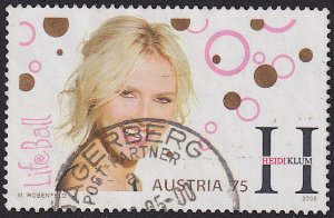 Austria - 2005 - Scott #2013 - used - Heidi Klum