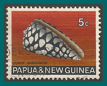 Papua New Guinea 1968 Marbled Cone, used  268,SG140