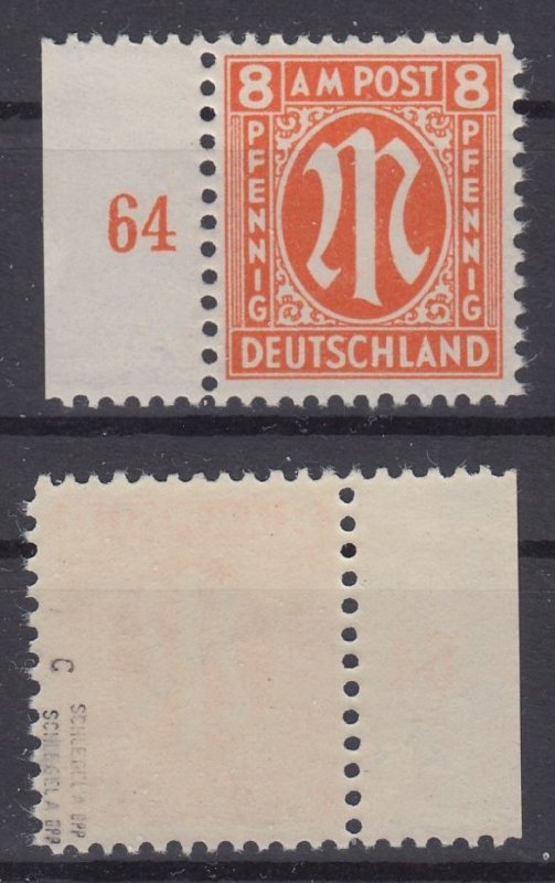 Germany 1945 Sc#3N6 Mi#21 C mnh signed BPP (AB1193)