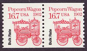 2261 Popcorn Wagon mint coil pair