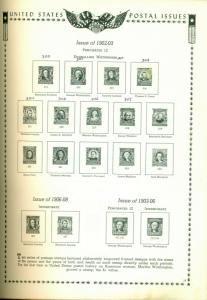 USED MINKUS ALL AMERICAN TWO-POST STAMP ALBUM, 1847-1977, GREAT PRICE!