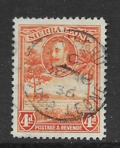 Sierra Leone 145  1932  4d used