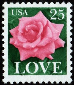 SC#2378 25¢ Love Single (1988) MNH