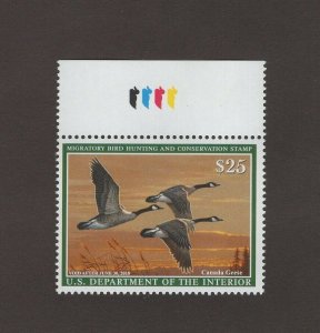 RW84 - Federal Duck Stamp. Top Color Bar Single.    #02 RW84tcb