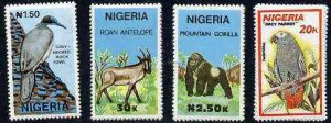 NIGERIA  - 1990 - Wildlife - Perf 4v Set - Mint Never Hinged