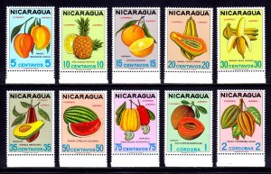 Nicaragua - Scott #C639-C648 - MH - SCV $3.15