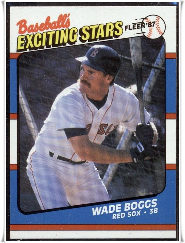 1987 Fleer: Baseball's Exciting Stars #4	Wade Boggs 