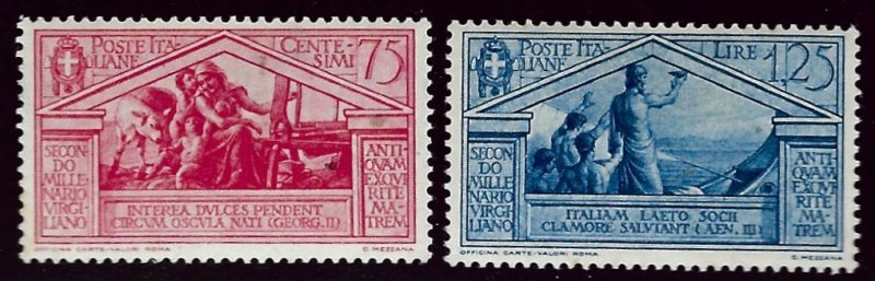 Italy SC#253-254 Mint VF...Worth a close look!